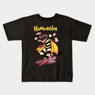 Hamburglar - Circle Jerks logo style Kids T-Shirt